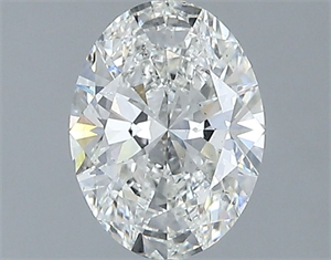 Picture of Natural Diamond 0.92 Carats, Oval with  Cut, H Color, SI2 Clarity and Certified by GIA