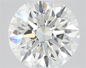 Foto Diamante Natural 0.53 quilates, Redondo , Color J, claridad VVS1 y certificado GIA de