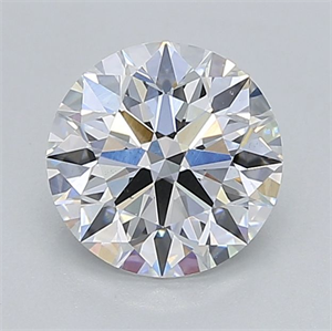 Picture of Lab Grown Diamond 1.22 Carats, Round with Ideal Cut, D Color, VS2 Clarity and Certified by IGI