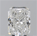 Natural Diamond 0.70 Carats, Radiant with  Cut, G Color, VS2 Clarity and Certified by GIA