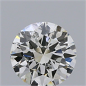 Diamante Natural 0.40 quilates, Redondo , Color J, claridad I1 y certificado GIA