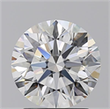 Natural Diamond 2.01 Carats, Round with Excellent Cut, G Color, VVS2 Clarity and Certified by GIA