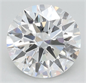 Lab Grown Diamond 4.03 Carats, Round with Ideal Cut, D Color, SI1 Clarity and Certified by IGI