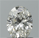 Diamante Natural 0.70 quilates, Ovalado , Color G, claridad VVS1 y certificado GIA