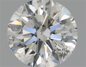 Picture of Natural Diamond 0.90 Carats, Round with Excellent Cut, F Color, I1 Clarity and Certified by GIA