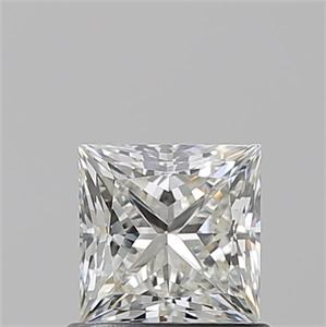 Picture of Natural Diamond 0.91 Carats, Princess with  Cut, J Color, VVS2 Clarity and Certified by GIA