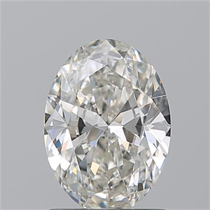 Picture of Natural Diamond 1.20 Carats, Oval with  Cut, I Color, SI1 Clarity and Certified by GIA