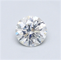Diamante Natural 0.67 quilates, Redondo , Color F, claridad I1 y certificado GIA