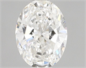 Natural Diamond 0.30 Carats, Oval with  Cut, D Color, SI2 Clarity and Certified by GIA