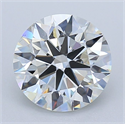 Del inventario de diamantes de laboratorio, 2.52 quilates, Redondo , Color H, claridad VS1 y certificado IGI