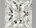 Diamante Natural 1.71 quilates, Princesa , Color H, claridad VVS1 y certificado IGI