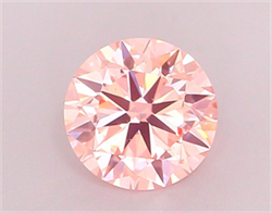 Picture of Lab Grown Diamond 1.88 Carats, Round with Very Good Cut, Fancy Intense Pink Color, VS1 Clarity and Certified by IGI
