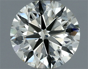 Picture of Natural Diamond 0.70 Carats, Round with Very Good Cut, K Color, VS2 Clarity and Certified by IGI