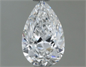 Diamante Natural 0.60 quilates, De pera , Color F, claridad VS1 y certificado GIA