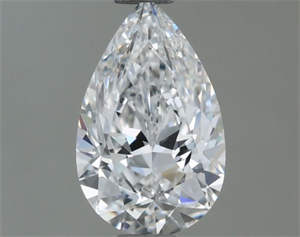 Foto Diamante Natural 0.60 quilates, De pera , Color F, claridad VS1 y certificado GIA de