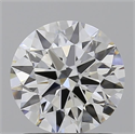 Del inventario de diamantes de laboratorio, 1.06 quilates, Redondo , Color F, claridad IF y certificado IGI