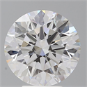 Lab Grown Diamond 5.09 Carats, Round with Ideal Cut, E Color, VS1 Clarity and Certified by IGI