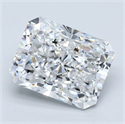Diamante Natural 4.50 quilates, Radiante , Color D, claridad VS2 y certificado GIA
