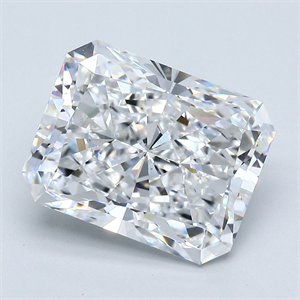 Foto Diamante Natural 4.50 quilates, Radiante , Color D, claridad VS2 y certificado GIA de