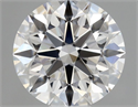 Natural Diamond 0.43 Carats, Round with Excellent Cut, E Color, VVS2 Clarity and Certified by GIA