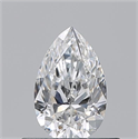 Diamante Natural 0.51 quilates, De pera , Color E, claridad VVS2 y certificado GIA