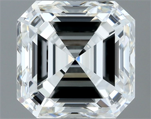 Picture of Natural Diamond 1.00 Carats, Asscher with  Cut, G Color, VVS1 Clarity and Certified by IGI