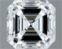 Natural Diamond 1.00 Carats, Asscher with  Cut, G Color, VVS1 Clarity and Certified by IGI
