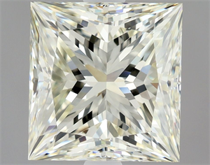 Picture of Natural Diamond 2.01 Carats, Princess with  Cut, L Color, VVS2 Clarity and Certified by GIA
