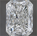 Natural Diamond 0.71 Carats, Radiant with  Cut, H Color, VS1 Clarity and Certified by GIA