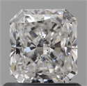Natural Diamond 0.81 Carats, Radiant with  Cut, F Color, SI1 Clarity and Certified by GIA