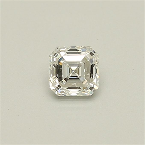 Picture of Natural Diamond 0.40 Carats, Asscher with  Cut, F Color, VVS1 Clarity and Certified by GIA