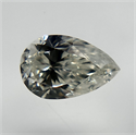 Natural Diamond 0.18 Carats, Pear with  Cut, I Color, VS2 Clarity and Certified by GIA