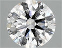 Lab Grown Diamond 2.53 Carats, Round with Excellent Cut, D Color, VVS2 Clarity and Certified by IGI