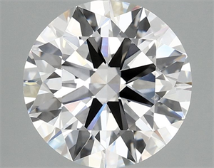 Picture of Lab Grown Diamond 2.53 Carats, Round with Excellent Cut, D Color, VVS2 Clarity and Certified by IGI