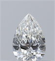 Natural Diamond 0.31 Carats, Pear with  Cut, G Color, IF Clarity and Certified by GIA