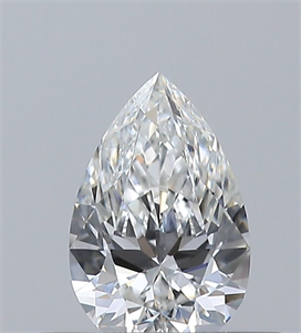 Picture of Natural Diamond 0.31 Carats, Pear with  Cut, G Color, IF Clarity and Certified by GIA