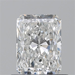 Picture of Natural Diamond 0.73 Carats, Radiant with  Cut, F Color, VVS1 Clarity and Certified by GIA