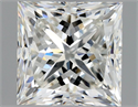 Diamante Natural 1.21 quilates, Princesa , Color H, claridad VS1 y certificado GIA