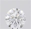 Lab Grown Diamond 1.10 Carats, Round with Ideal Cut, D Color, VVS2 Clarity and Certified by IGI