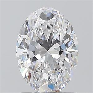 Picture of Natural Diamond 1.01 Carats, Oval with  Cut, D Color, VS2 Clarity and Certified by GIA