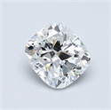 Natural Diamond 0.71 Carats, Cushion with  Cut, E Color, SI2 Clarity and Certified by GIA