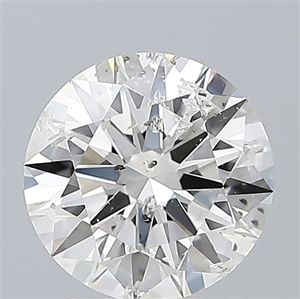 Foto Diamante Natural 2.01 quilates, Redondo , Color E, claridad I1 y certificado GIA de