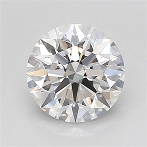 Picture of Lab Grown Diamond 1.02 Carats, Round with Excellent Cut, D Color, VVS2 Clarity and Certified by IGI