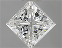 Natural Diamond 0.72 Carats, Princess with  Cut, I Color, VS1 Clarity and Certified by GIA