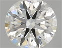 Natural Diamond 0.77 Carats, Round with Excellent Cut, H Color, VS1 Clarity and Certified by GIA