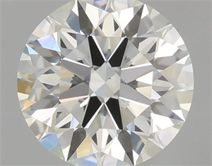 Picture of Natural Diamond 0.77 Carats, Round with Excellent Cut, H Color, VS1 Clarity and Certified by GIA