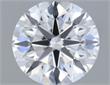 Lab Grown Diamond 1.00 Carats, Round with Ideal Cut, D Color, VS1 Clarity and Certified by IGI