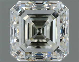 Picture of Natural Diamond 1.01 Carats, Asscher with  Cut, J Color, VVS1 Clarity and Certified by IGI
