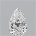 Diamante Natural 0.50 quilates, De pera , Color D, claridad VVS2 y certificado GIA