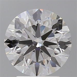 Picture of Lab Grown Diamond 3.01 Carats, Round with Ideal Cut, E Color, VS1 Clarity and Certified by IGI